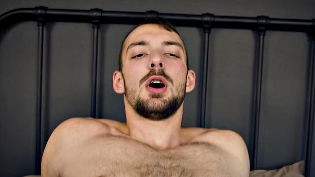 Muscular bottom sucking and riding stepbro for cum
