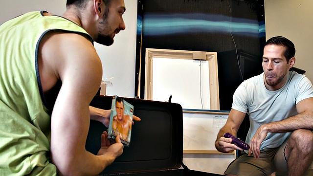 Muscular bottom sucking and riding stepbro for cum