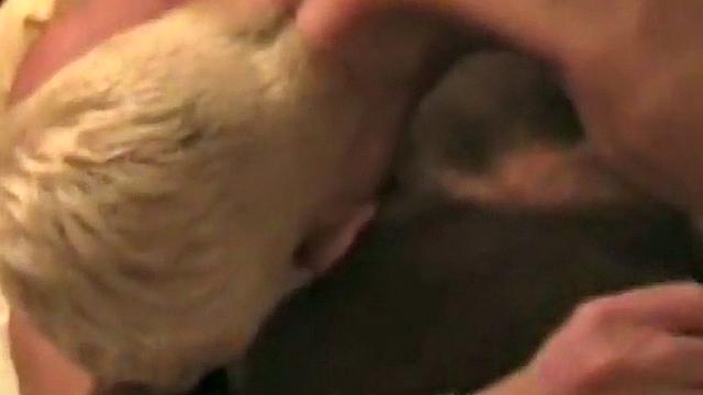 German wild gay penetrates stud in anal hole