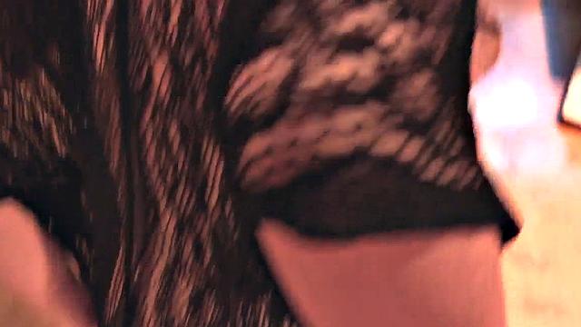 Pink hair deepthroat GF sucks cock in amateur POV