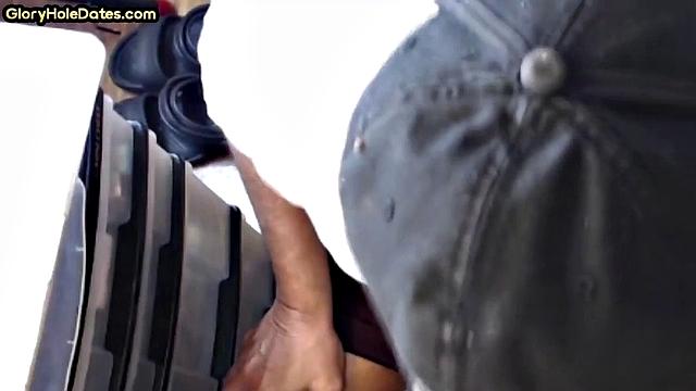 Old man caught in gloryhole