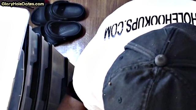 Old man caught in gloryhole