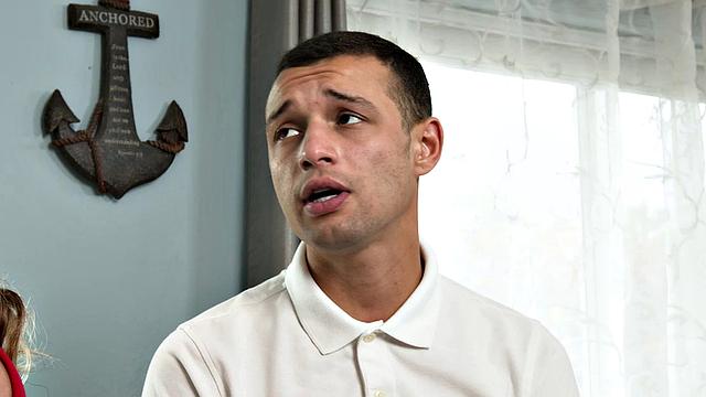 Hot MILF Lolly Dames plays with friend's big cock