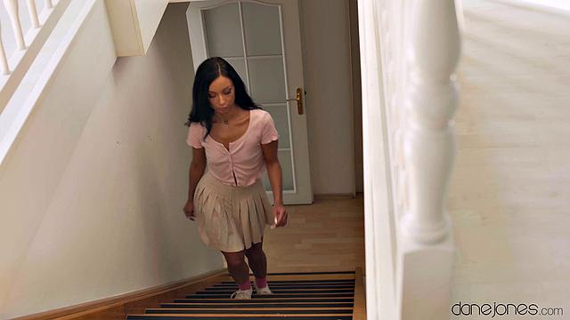 Filled up by her noisy neighbor