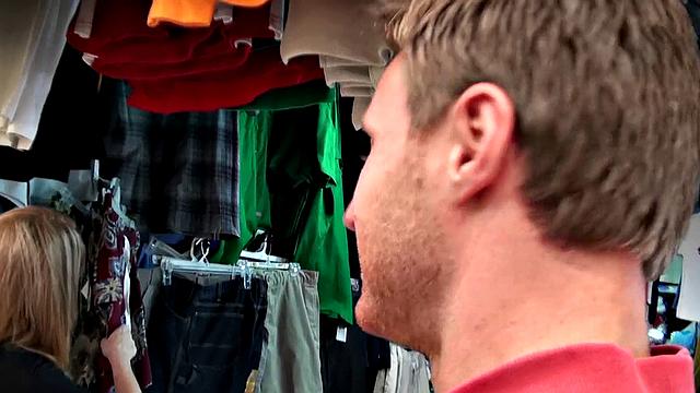 Hot mature redhead gets her big tits and tight pussy fucked in park by a lucky guy