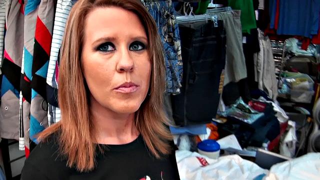 Hot mature redhead gets her big tits and tight pussy fucked in park by a lucky guy