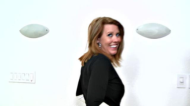 Hot mature redhead gets her big tits and tight pussy fucked in park by a lucky guy