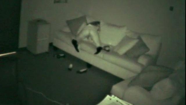 Watch this kinky teen get caught rubbing one out in the office