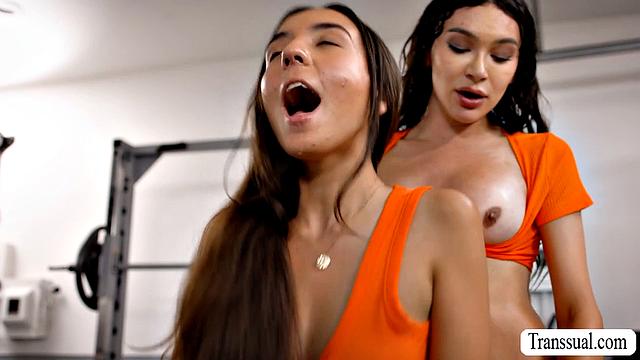 Jail warden fucks these two horny inmates