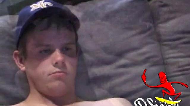 When these horny boys find themselves in a room at the same time, they decided to stretch out next to each other and jerk off. In the beginning, Connor and Derek nervously chatter to each other, and then relax into their routine.