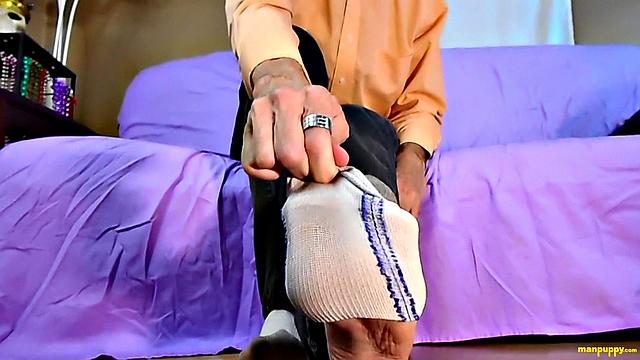 Rub His Huge Daddy Feet - Richard Lennox