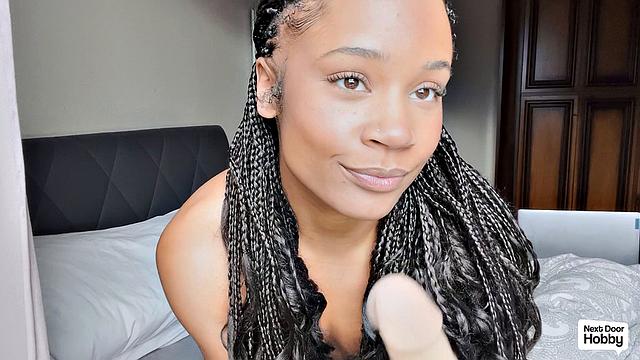 Horny girl films herself masturbating with a dildo