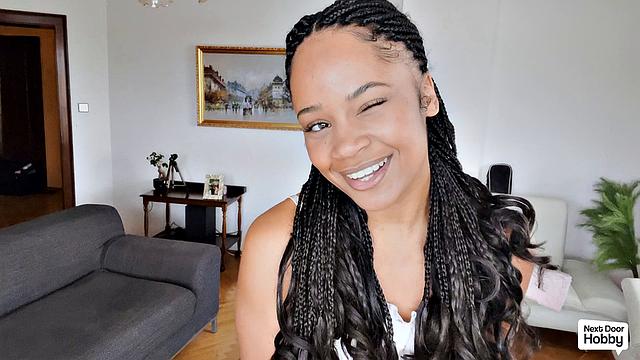 Horny girl films herself masturbating with a dildo