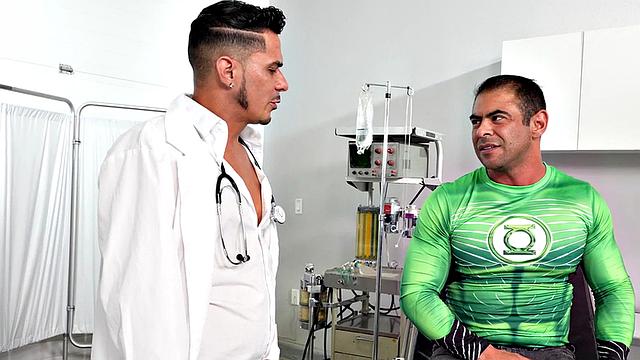 Crossdresser hunk bareback fucks doctor after asstoyed