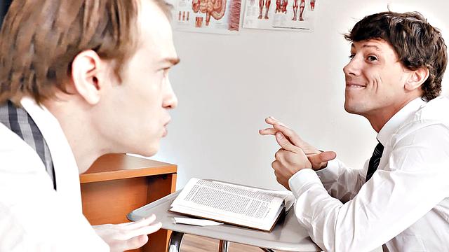 Dicked down in detention