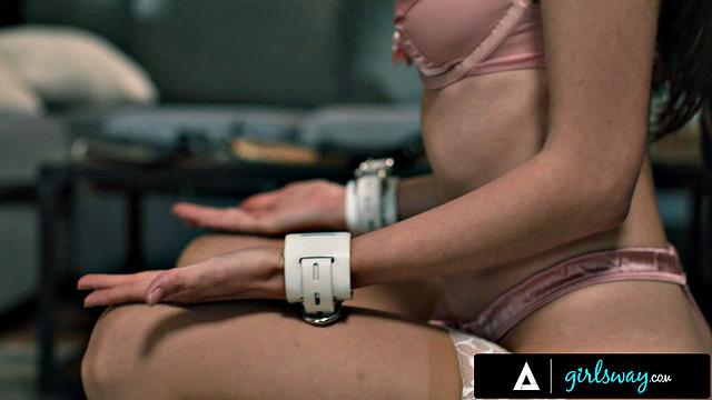 GIRLSWAY - Leashed Submissive Blonde Lexi Lore Gets FISTED By MILF Dominatrix Ariel X