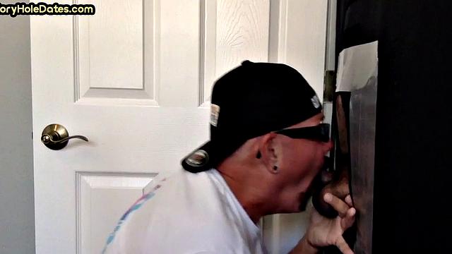 Gloryhole DILF gets nailed at home in doggystyle