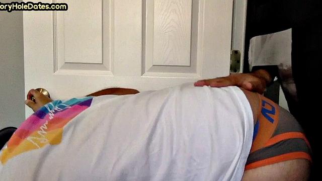 Gloryhole DILF gets nailed at home in doggystyle