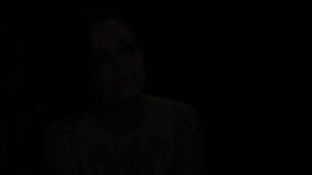 Clothespinned inked BDSM slut whipped and toyed with