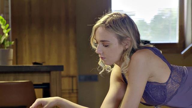 21yo lady enjoys masturbating softly with fingers