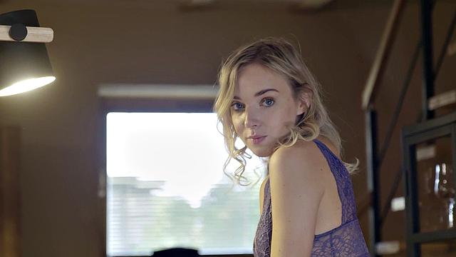 21yo lady enjoys masturbating softly with fingers