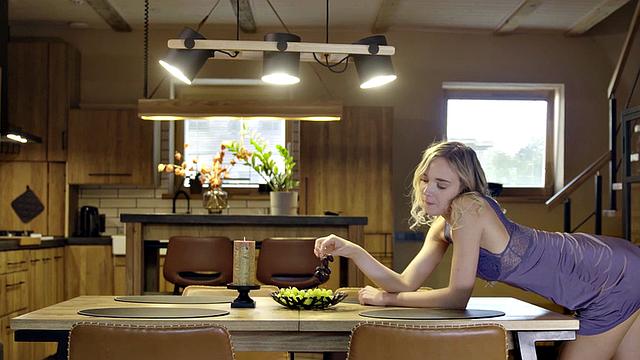 21yo lady enjoys masturbating softly with fingers