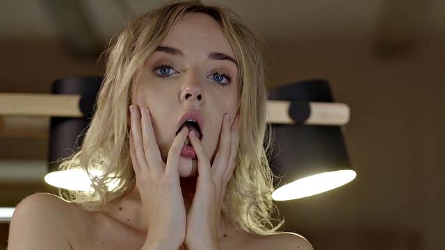 21yo lady enjoys masturbating softly with fingers