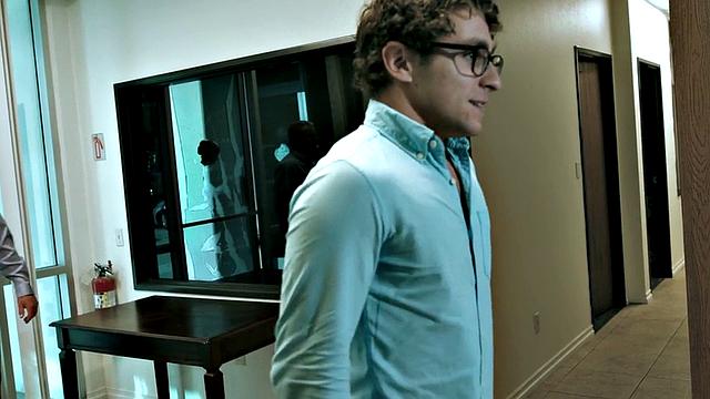 Taboo stud barebacks stepdaddy in 3way with colleague