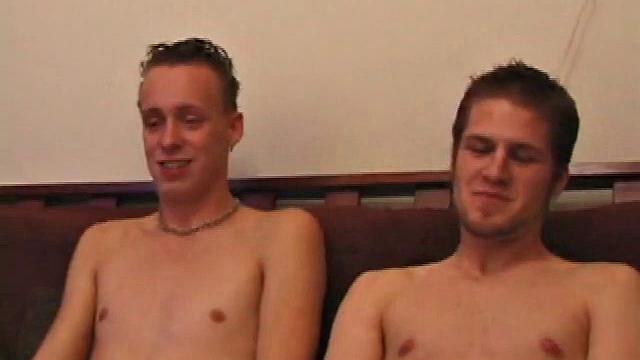 After critiquing the girls in a porn video for awhile, skater boys Roar and Alex find their hands in their pants as they get into what they're watching.