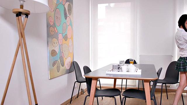 21yo pigtailed chick assfucked in sex by lucky BBC dude