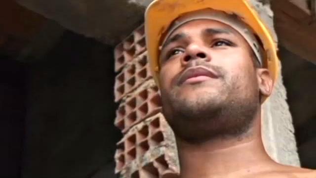 Ramon Lima and Francisco Macedo are muscular Latino construction workers. These guys are built for heavy labor and they fuck just that way. Ramon fucks Francisco as if he has nothing else to think about and Francisco is up for the challenge.
