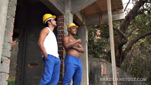 Ramon Lima and Francisco Macedo are muscular Latino construction workers. These guys are built for heavy labor and they fuck just that way. Ramon fucks Francisco as if he has nothing else to think about and Francisco is up for the challenge.