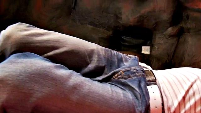 Strapon babes assfucking tied up sissy