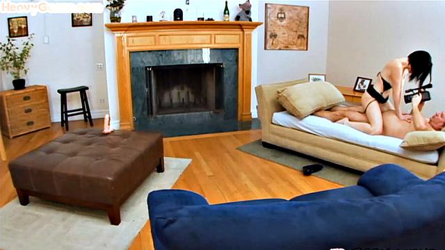 Homemade slut enjoys riding big cock hard