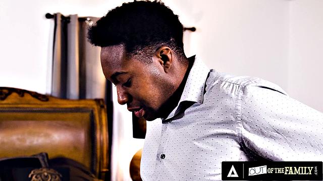 OUT OF THE FAMILY - Naughty Teen BrookeHaze Fucks With Her Black Stepdad For Practice