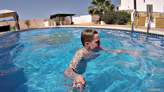 Fun by the Pool with Petite Hottie Taylor - Taylor Blaze
