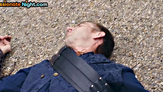 Stunning babes drilled in group sex