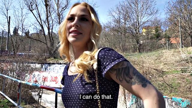 Greedy amateur first public fuck