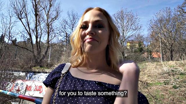 Greedy amateur first public fuck