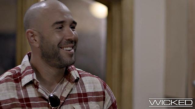 Wicked - Big Tittied Brunette And Blonde Join In Hot Juicy Threesome