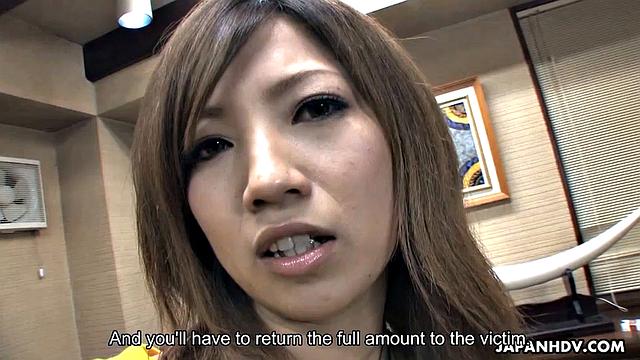 Hot Misaki Aiba pays with her snatch