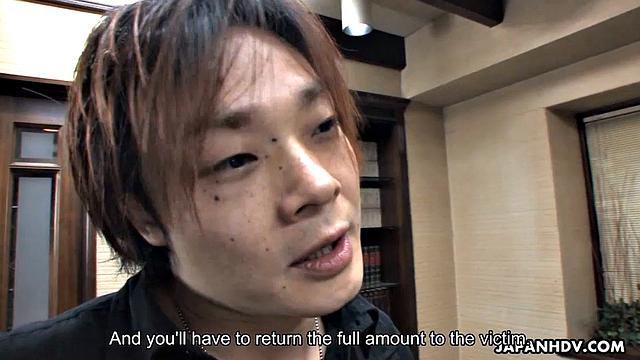 Hot Misaki Aiba pays with her snatch