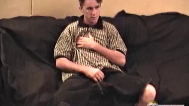 Big shooter Mike is back for more, and this time he wants to Auntie Bob's dick. Of course, he was happy to help this 18 year old out. In the process, Mike gets his ass finger fucked and cock stroked.