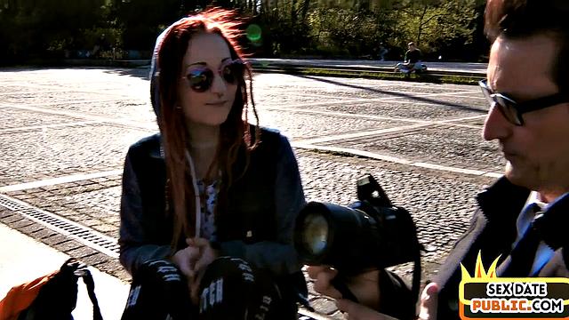 German alt slut picked up and fucked on the casting