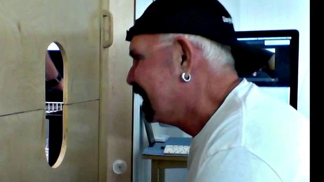 married dude skips the vows and goes straight for his buddy's cock
