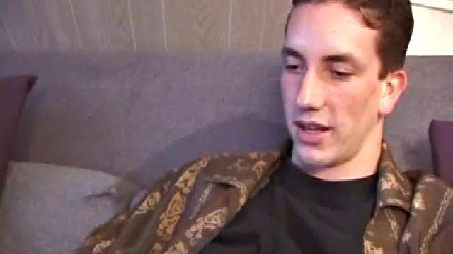 Derek lets us watch as he takes don his pants and starts stroking his cock. He edges himself several times before shooting all over his stomach.