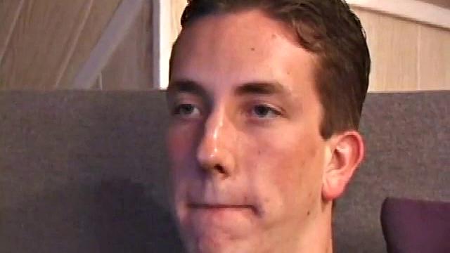 Derek lets us watch as he takes don his pants and starts stroking his cock. He edges himself several times before shooting all over his stomach.