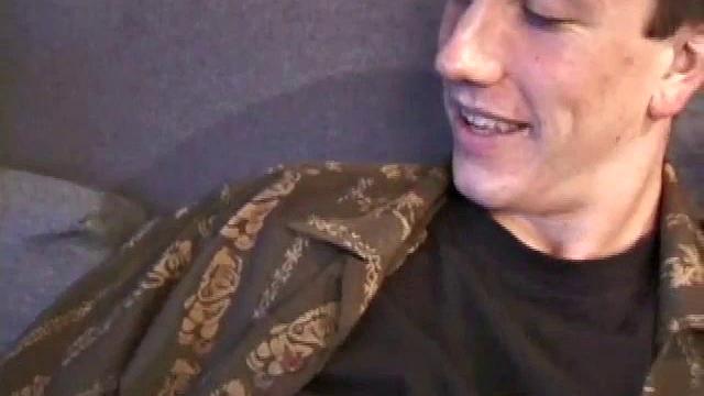 Derek lets us watch as he takes don his pants and starts stroking his cock. He edges himself several times before shooting all over his stomach.