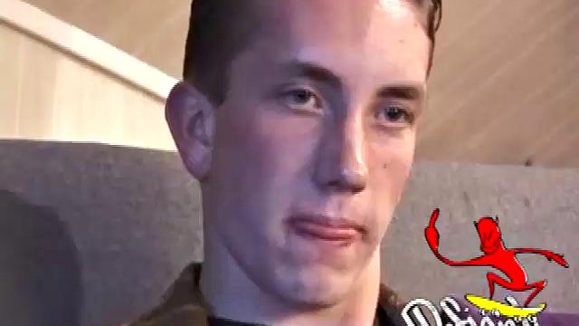 Derek lets us watch as he takes don his pants and starts stroking his cock. He edges himself several times before shooting all over his stomach.