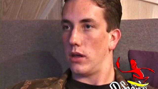 Derek lets us watch as he takes don his pants and starts stroking his cock. He edges himself several times before shooting all over his stomach.